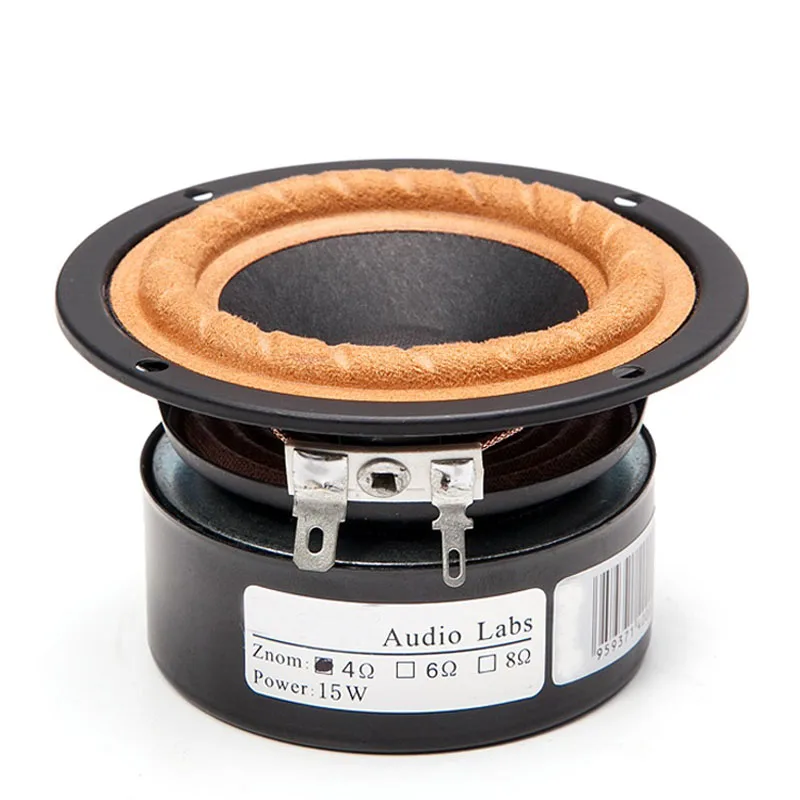 4 5 дюймовый 4ohm 8ohm 15W полный диапазон динамик аудио стерео сабвуфер