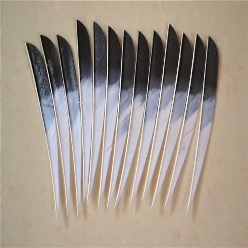 

50pcs/lots 3 4 5" Right Wing Shield Hunting Arrow Feather Real Turkey Feather Archery Arrow Accessories Fletch Arrow Feathers