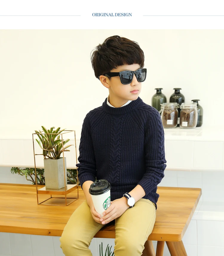 2019 winter children's clothing Boy's clothes pullover Sweater Kids clothes Cotton products Keep warm Boy sweater Thicker HTB1Nw5bn8cHL1JjSZFBq6yiGXXaD - 2019 winter children's clothing Boy's clothes pullover Sweater Kids clothes Cotton products Keep warm Boy sweater Thicker