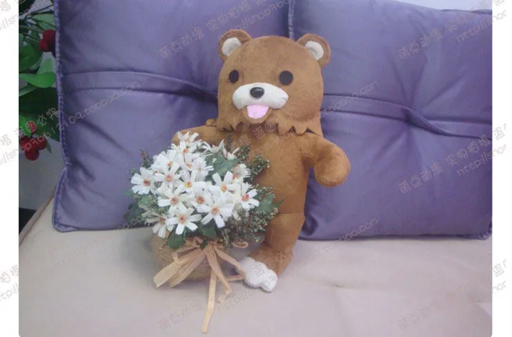 Pedobear Косплей коричневый талисман игрушка аниме мягкая и плюшевая мультяшная