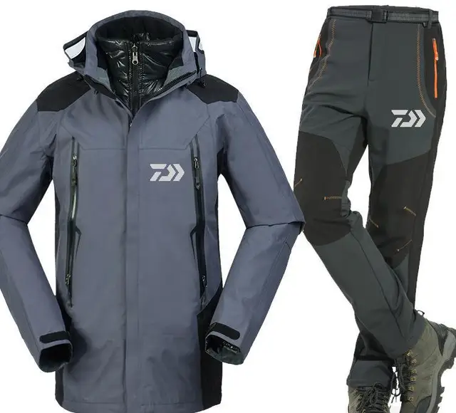 2018 Brand Daiwa Fishing Clothing Sets Men Breathable Sports Wear Set
