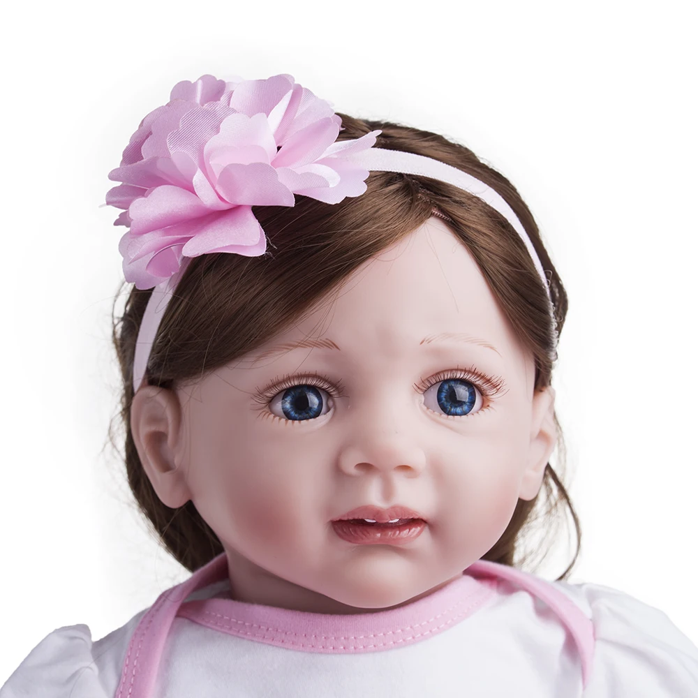 24 &quotсиликоновые виниловые игрушки Reborn Baby Doll для девочек принцесса малыш живые