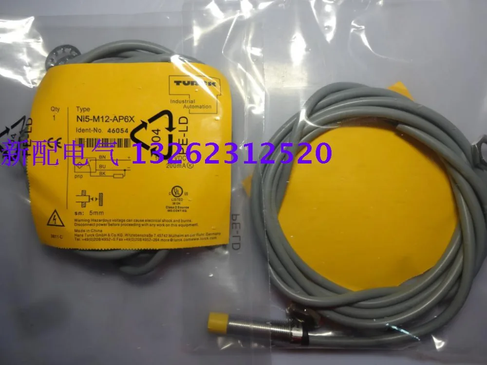 NI5 M12 AP6X Turck Новый Высококачественный Датчик Приближения Гарантия Сроком на Один