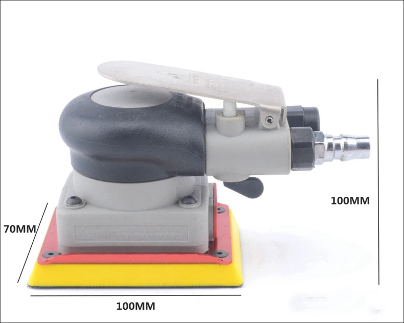 70x100 мм пневматическая орбитальная плоскошлифовальная машина, прямоугольная воздушная Эксцентриковая полировка jitterbug шлифовальная машина, пневматический полировщик наждачная бумага