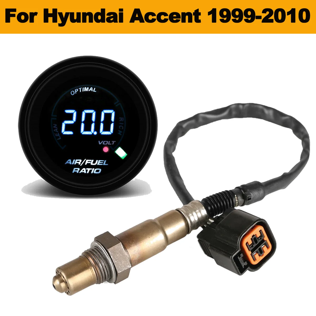 

3921022610 O2 Oxygen Sensor 52mm Air Fuel Ratio Gauge For Hyundai Accent COUPE ELANTRA GETZ i30 MATRIX for Kia Rio SPECTRA5
