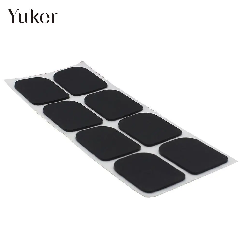 

8Pcs 0.3 mm Soprano Saxophone Sax Mouthpiece Patches Pad Cushions Rubber Black Mouthpiece Patches Pad Cushions