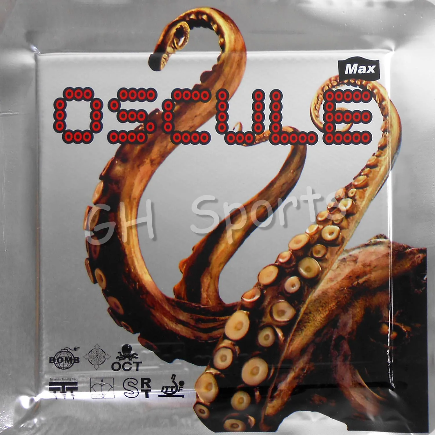 قنبلة OSCULE سوبر سرعة حلقة هجوم المطاط مع الإسفنج ل مضرب تنس طاولة