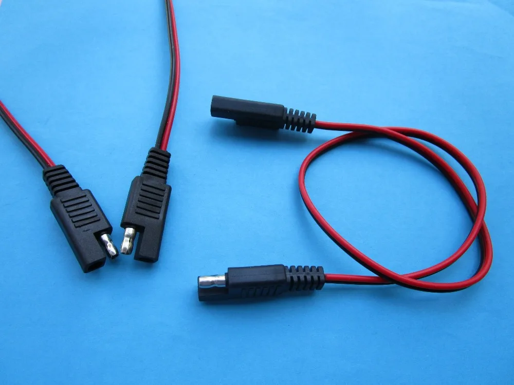 3 pcs Battery Tender SAE to SAE Connector DC Power Automotive Cable
