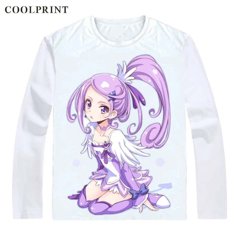 Doki Precure Dokidoki футболка волшебная девушка аниме пользовательская повседневные