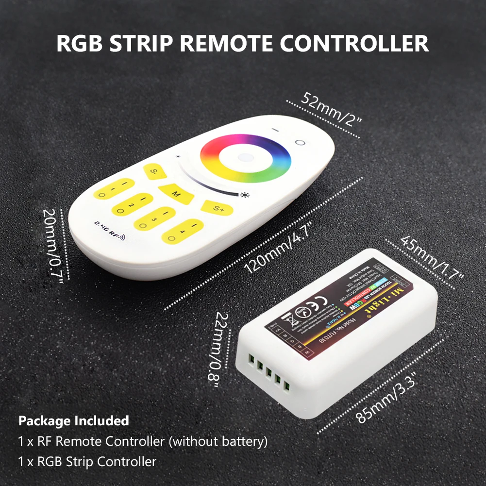 YCDC RGB пульт дистанционного управления светодиодная лента сенсорный экран диммер