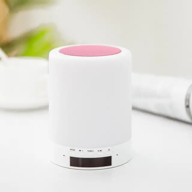 Voice control Digital Alarm Clock for Student Bluetooth Wireless radio