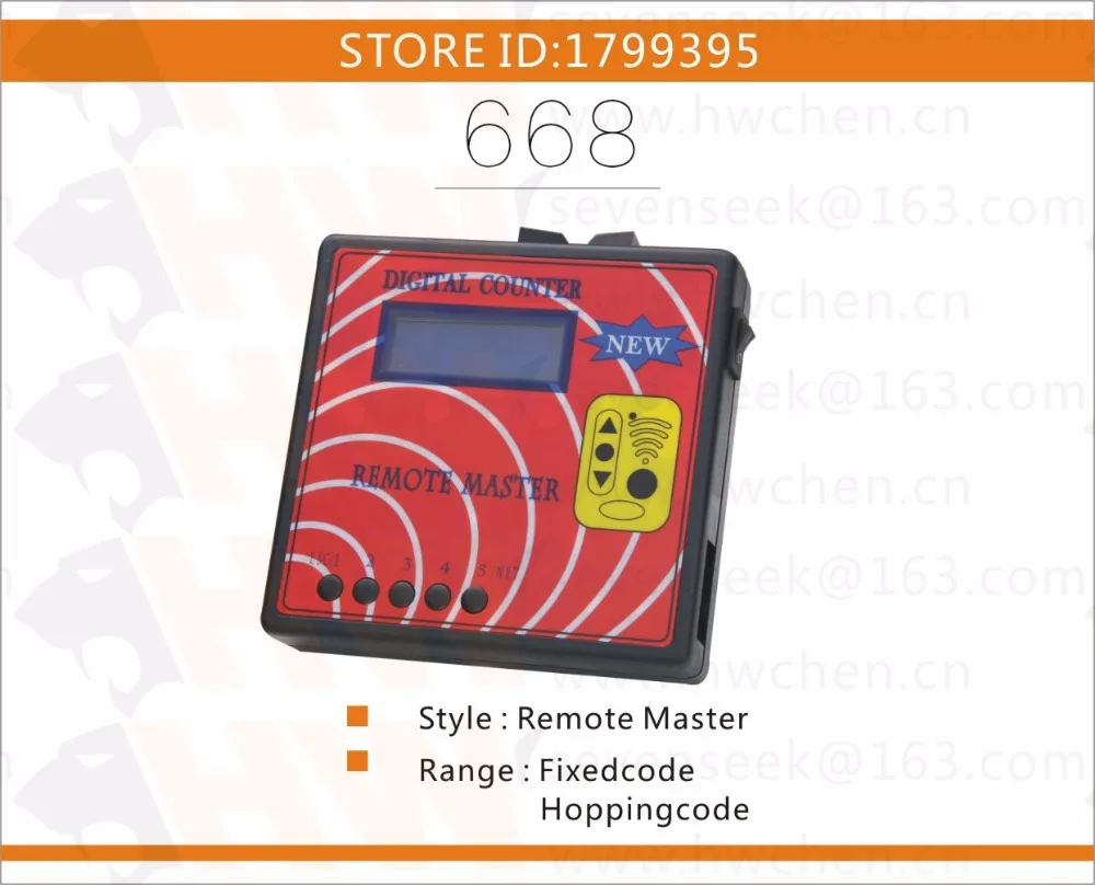 free shipping Newest Digital Counter Remote Master Frequency Display Machine Remote Control