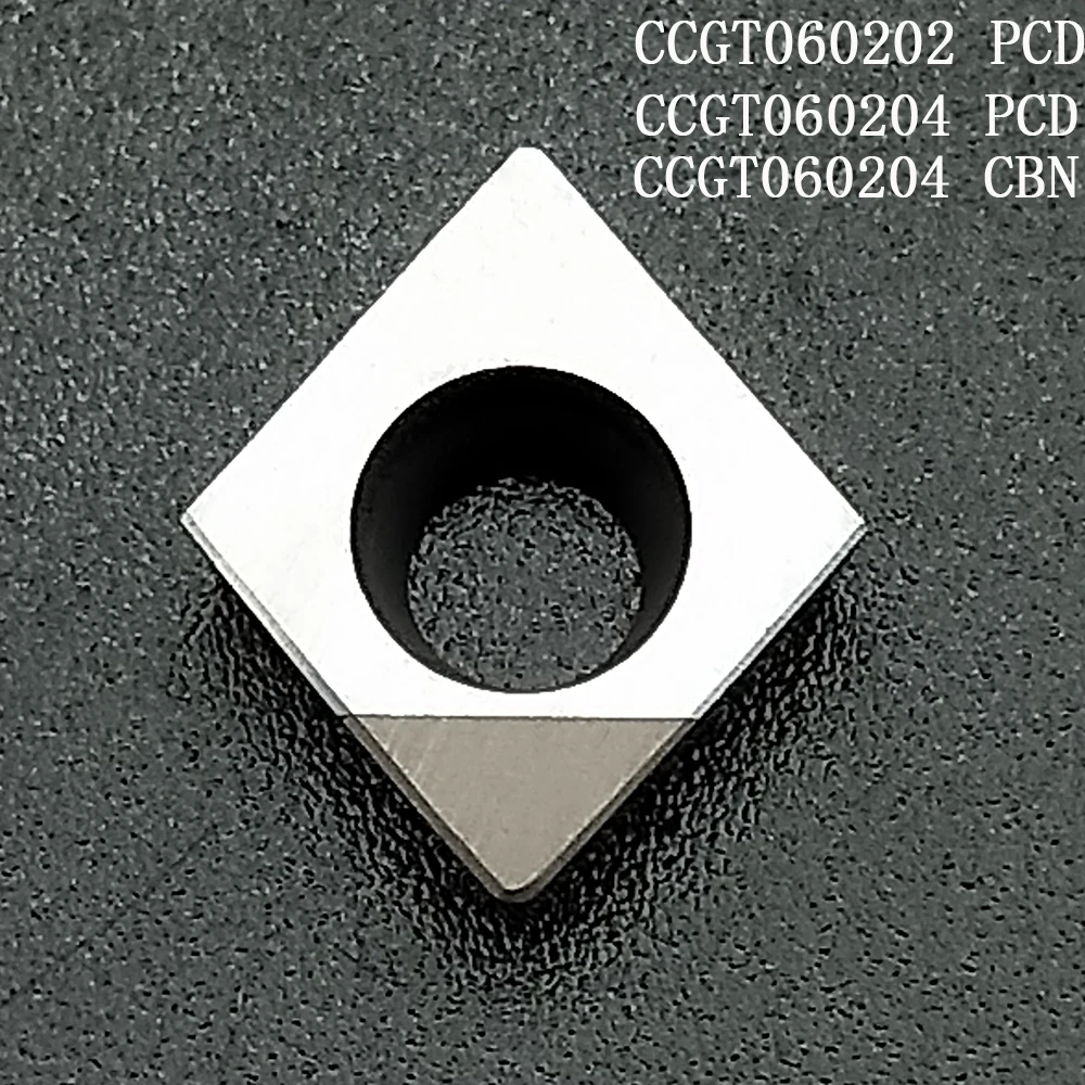 2 шт. CCGT060202 PCD CCGT060204 CBN CCGT060202 PCD Ткань Подгузники, ЧПУ Алмазная вставка