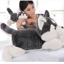 Чучело 80 см Плюшевые моделирования Собака Хаски хаски куклы подарок w2521