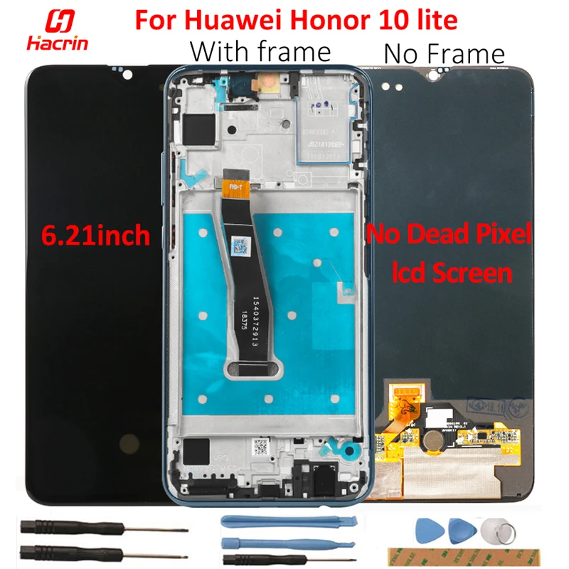 

Hacrin LCD Screen for Huawei Honor 10 Lite LCD Display+Touch Screen No Dead Pixel lcd Screen for Huawei Honor 10 Lite LCD 6.21