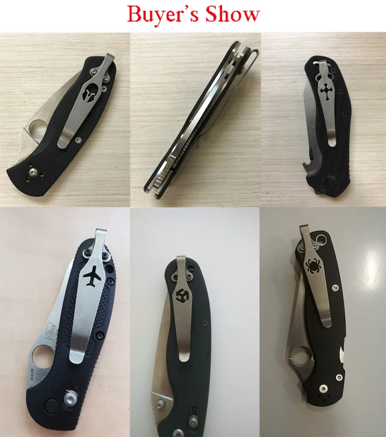 1Buyer's show of knife clip