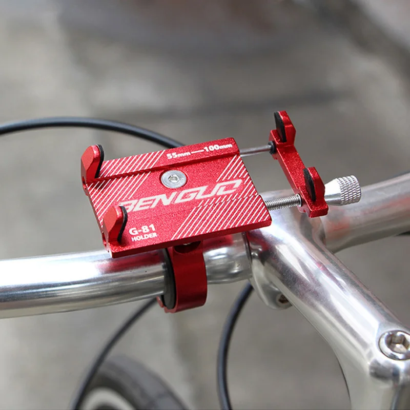 Bicycle Phone Holder Bike Handlebar Clip Stand GPS Mount Bracket For 3.5-6.5inch iPhone Samsung Xiaomi Cell Phone Holder PA0124 (2)