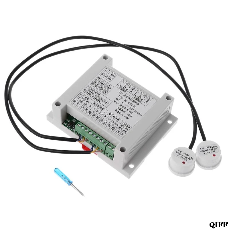 

High And Low Liquid Level Intelligent Controller With 2 Non-contact Sensor Module Automatic Control Liquid Water Level MAY28