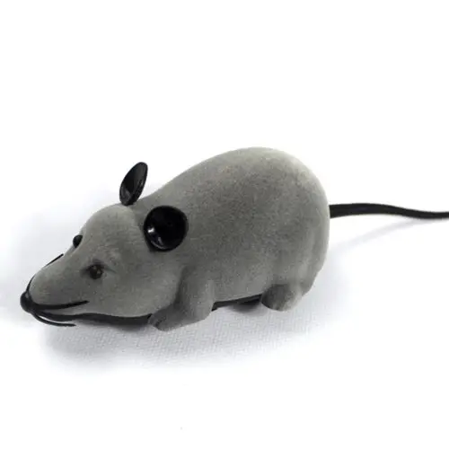 Серый горячий беспроводной пульт дистанционного управления RC электронный Крыса Мышь игрушка "мышь" для кошки щенка подарок