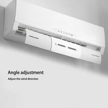 Регулируемая Крышка для кондиционера лобовое стекло кондиционер дефлектор перегородка щит ветровой направляющий месяц прямой анти-Ветер щит