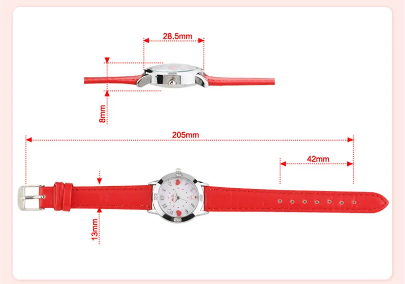 Корейский бренд мини Девушки ручной работы глина сердце часы кролик дети из натуральной кожи наручные часы кварцевые Дети подарок пункт NW7050