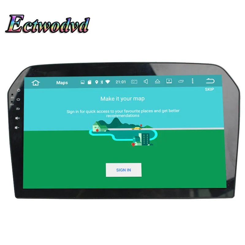 Top Ectwodvd Octa Core 4G RAM 64G ROM Android 9.0 Car Multimedia DVD Player GPS HeadUnit for VW Jetta 2012 2013 2014 2015 5