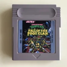 8 битная карточная игра: Черепашки-ниндзя-падение клана ног(версия США