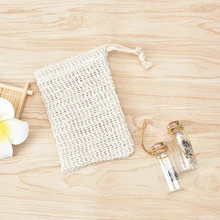 1 шт., пакеты для мыла для ванной, сетчатый мешок из натурального сизаля, мешок для мыла