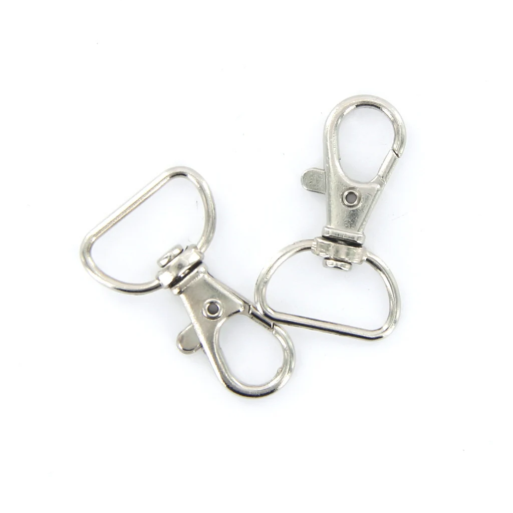 Pack of 30PCS 38mm Swivel Trigger Clips Snap Hooks Lobster Clasps Keychains Bags Hanging Craft Decor DIY 