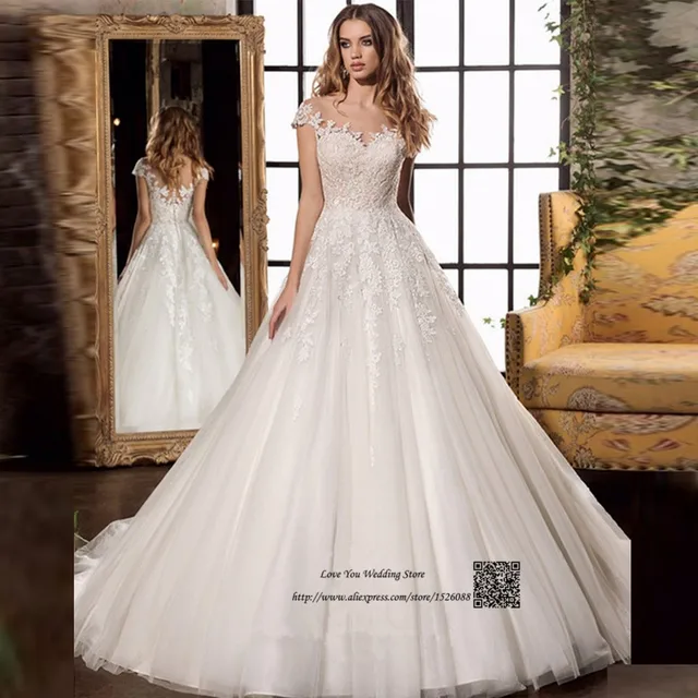 princesa estilo griego vestido de novia de encaje 2017 cap manga