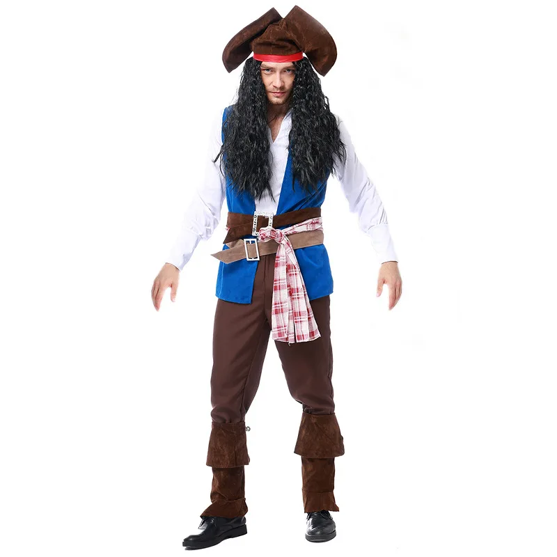 Umorden пираты костюмы карибских пиратов для женщин мужчин пары Делюкс Капитан Джек костюм Джека Воробья Хэллоуин Карнавал наряды