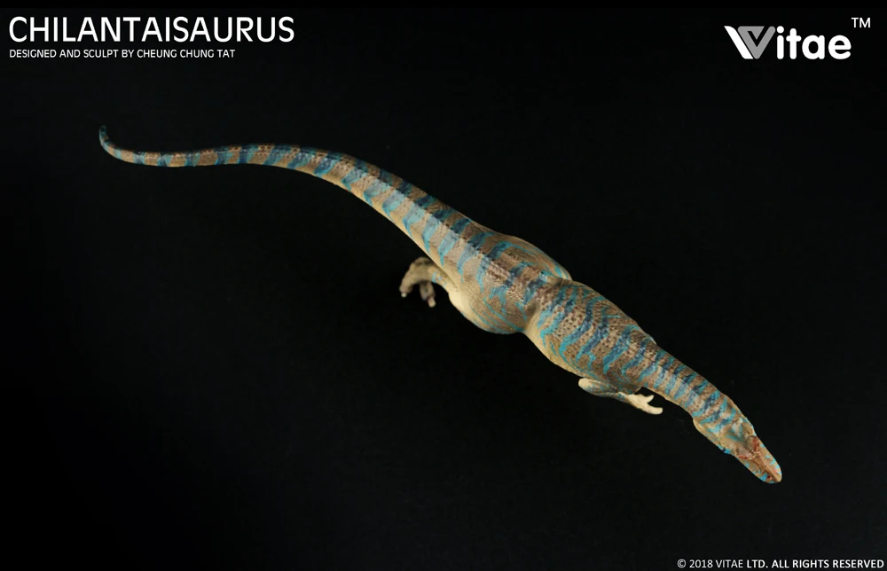 2018 жизненная модель динозавра Юрского периода животного Chilantaisaurus Tashuikouensis