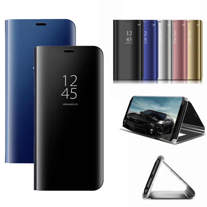 

Smart Mirror Filp case For Samsung Galaxy A30 A50 A10 A40 A20 A70 A80 Leather mirror Book Cover for Samsung A 30 50 40 10 70 50A
