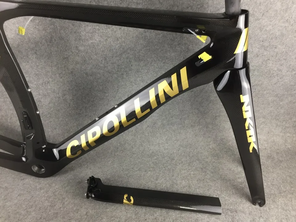 Золотой Cipollini NK1K углеродный Полный дорожный велосипед с оригинальным R7000 ULTEGRA R8000