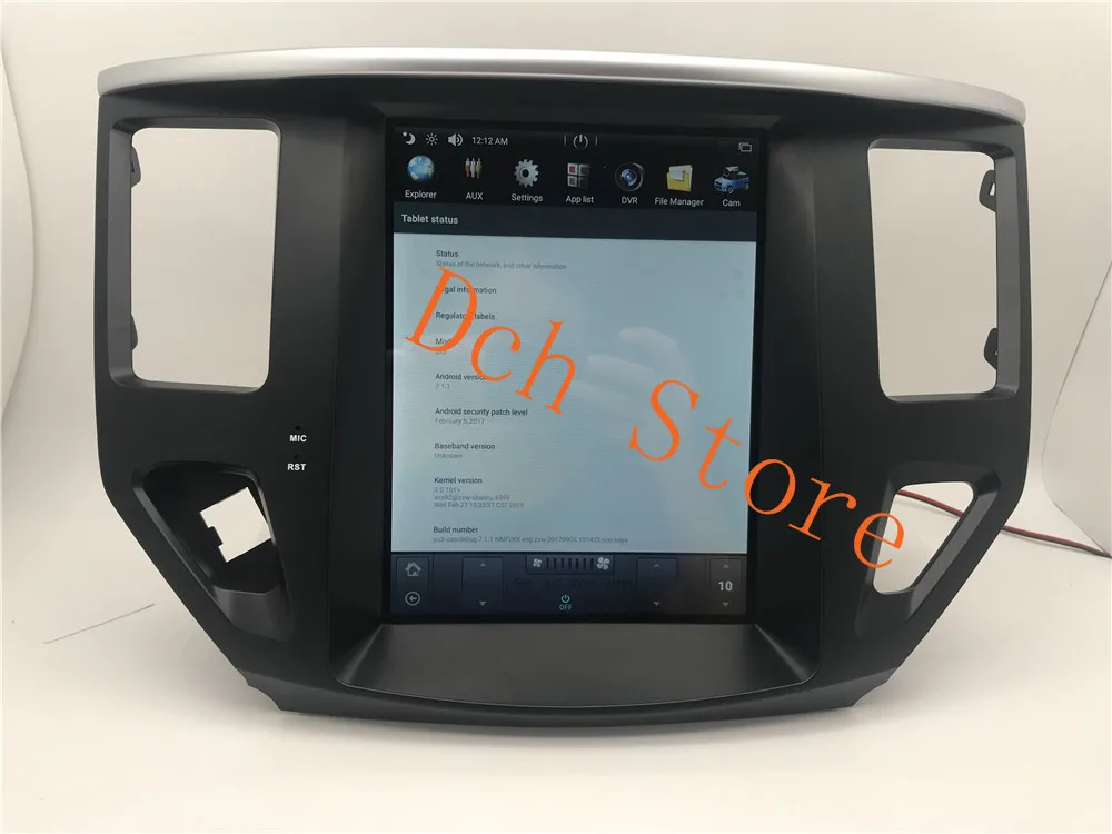 10,4 ''PX6 tesla стиль Android 8,1 автомобильный dvd-плеер gps навигация для NISSAN Pathfinder 2013 ips