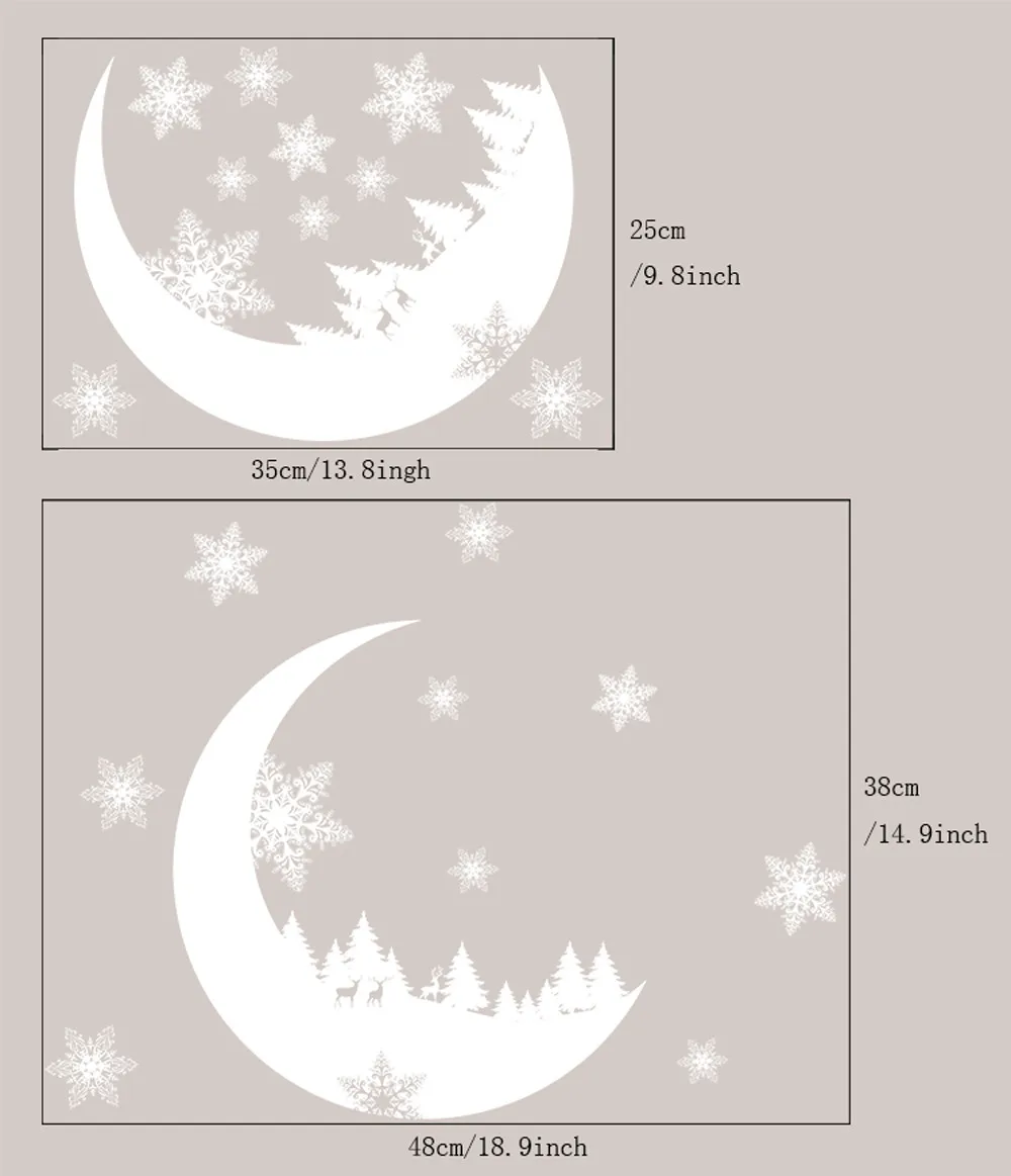 

Christmas Snow Christmas Snow Decoration Bedroom Wall Stickers WallpaperI Home Decoration Livingroom Window sticker W301029