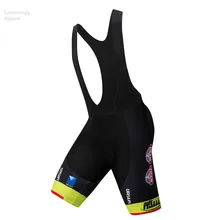 Для мужчин ITALIA команда Велоспорт нагрудник 9D Pad Coolmax гелевая шорты для езды быстросохнущая шорты для женщин Pro для горного велосипеда с лямками Ropa Ciclismo