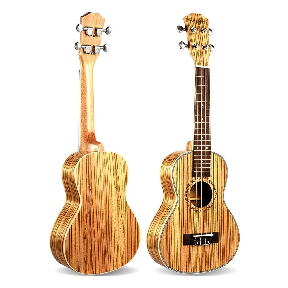 Tenor Гавайские гитары укулеле 26 дюймов 4 струны zebravwood Гавайская мини гитара акустическая гитара укулеле 18 ладов музыкальный струнный инструмент