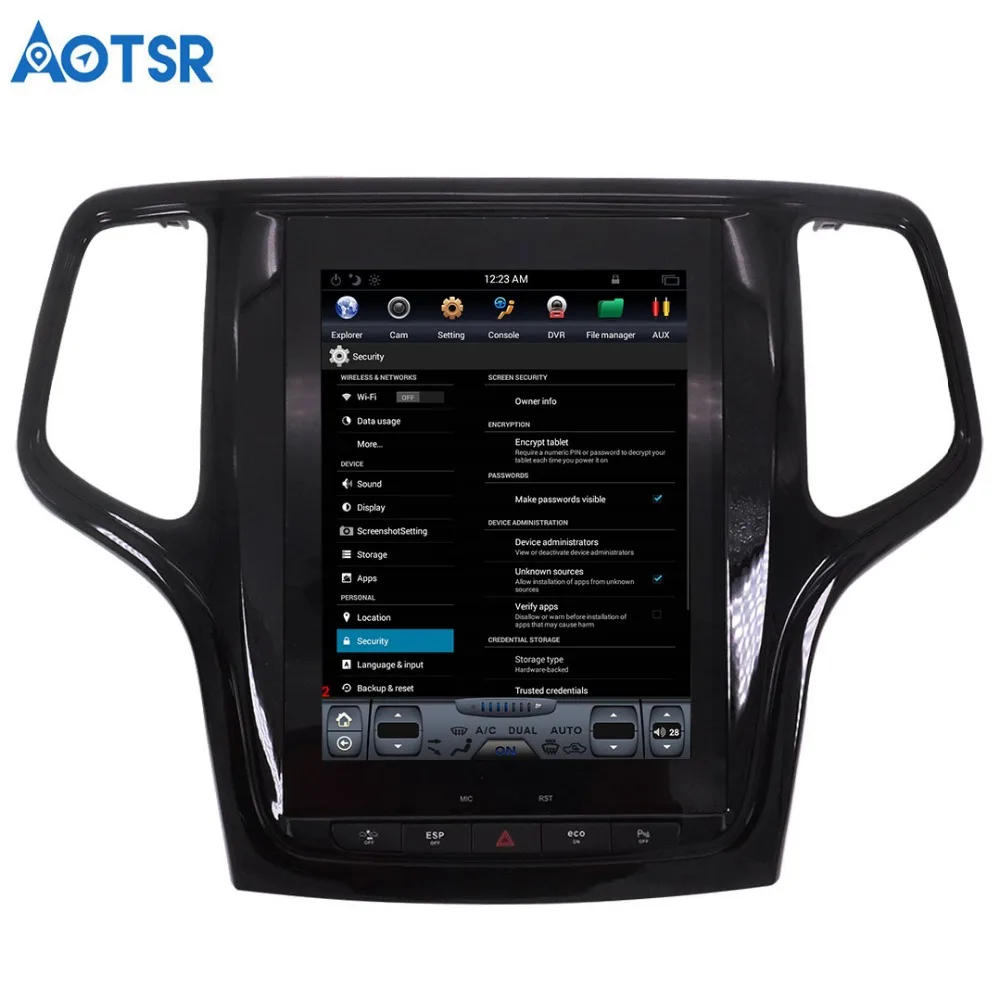 Top Aotsr Android 7.1 Tesla style Car GPS Navigation For JEEP Grand Cherokee 2014-2018 headunit multimedia player No DVD player1di 4 Top Aotsr Android 7.1 Tesla style Car GPS Navigation For JEEP Grand Cherokee 2014-2018 headunit multimedia player No DVD player1di 4