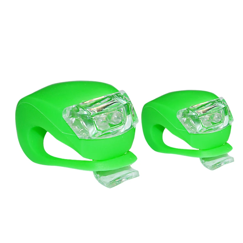 

LED Mini Bike Light 2PCS Bicycle Headlbar Front Rear Light Wheel Safety Bike Light Lamp Black/Green/Red Cycling Accessories