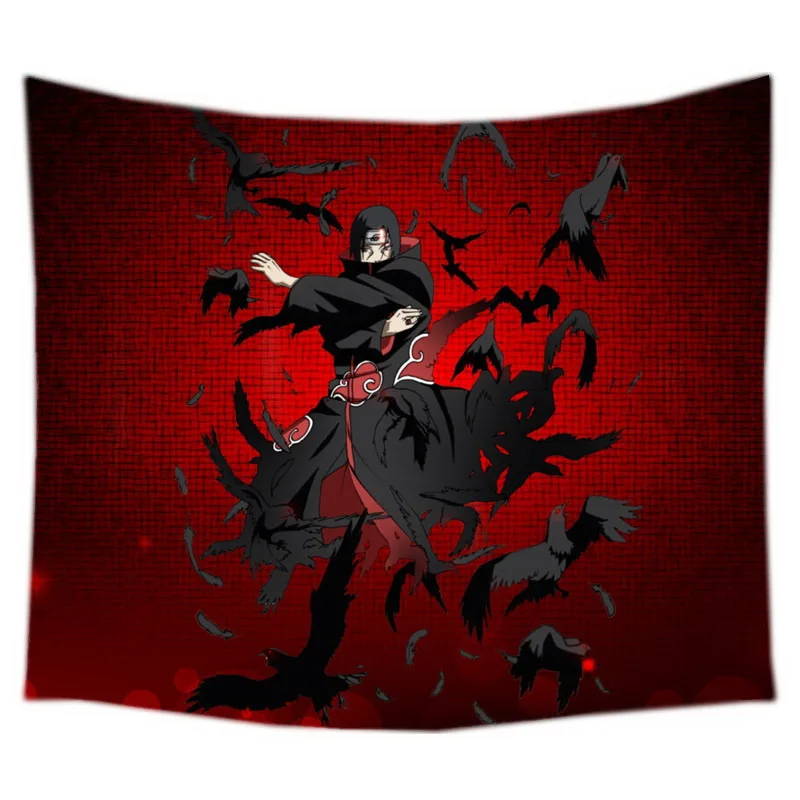 Naruto_Sharinga Of Uchiha Itachi Custom Tapestry Table Cloth Beach