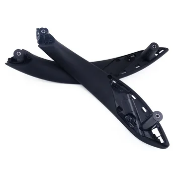 

Black Plastic Door-Pull Pair Left Right Front Inner Trim For BMW F30/F31/M3/F82 High Quality Durable Universal