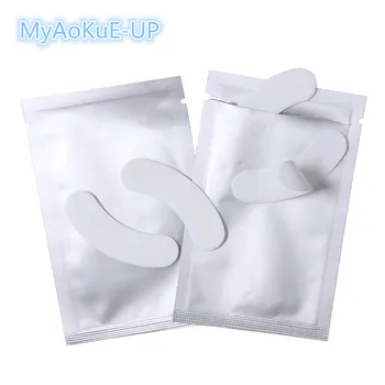 

Wholesale Eyelash Extension Makeup Tools Eyelashes Paper Patches 200pairs/lot (100 PACKS) Gel Eye Pads