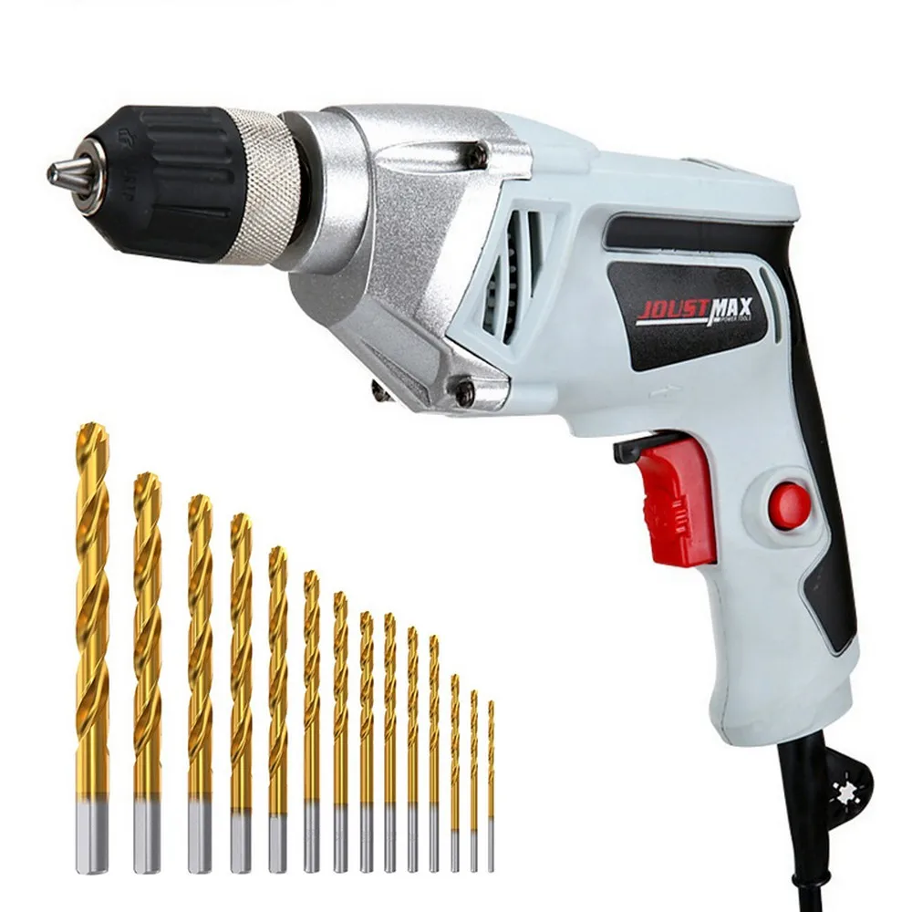 

550W EU Multifunction Torque Adjustment Driver Electric Drill Screwdriver Dremel Household Tools EU Plug Power Tool Screwdriver