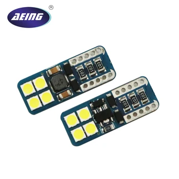 

AEING 10x T10 LED Bulb W5W 194 8SMD Canbus Error Free Highlight Car Side Wedge Light/License Plate Dome/Reading/Doom Lights 12V