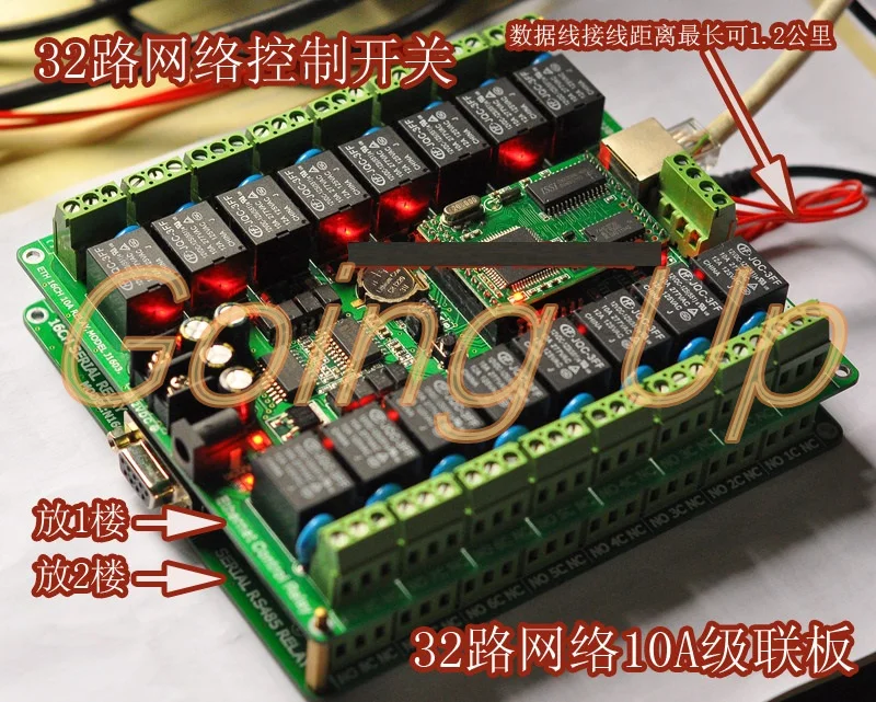 32 way network remote control switch timing lighting socket power distribution cabinet centralized management controller | Инструменты