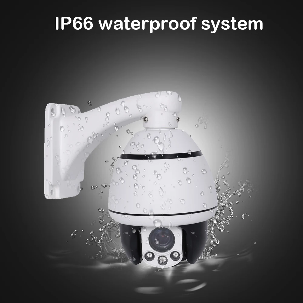 5MP 10X 5inch Mini PTZ Camera 1080P 10X Zoom 30M IR Range Middel Speed Dome CCTV Camera AHD PTZ Camera 