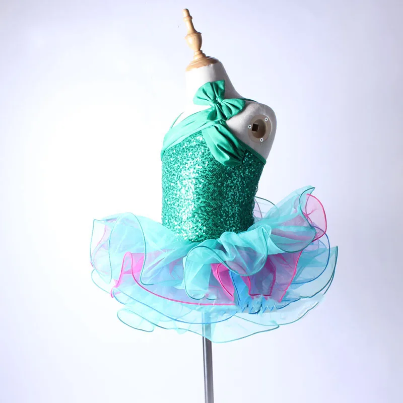 Детское балетное платье без рукавов с блестками|child ballerina dress|ballerina dresschildren |
