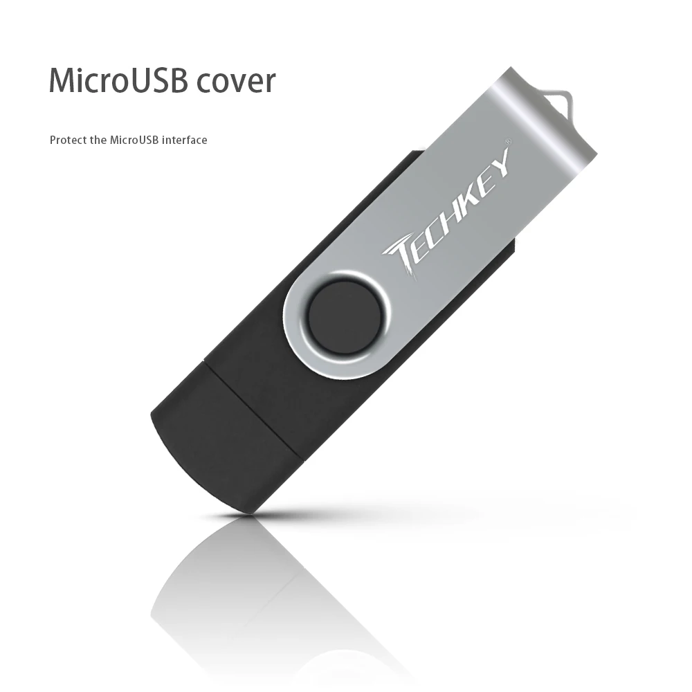 Новинка OTG usb3.0 флешка usb TECHKEY 8 ГБ 16 32 64 Гб memoria cel u диск Подарок для мобильного
