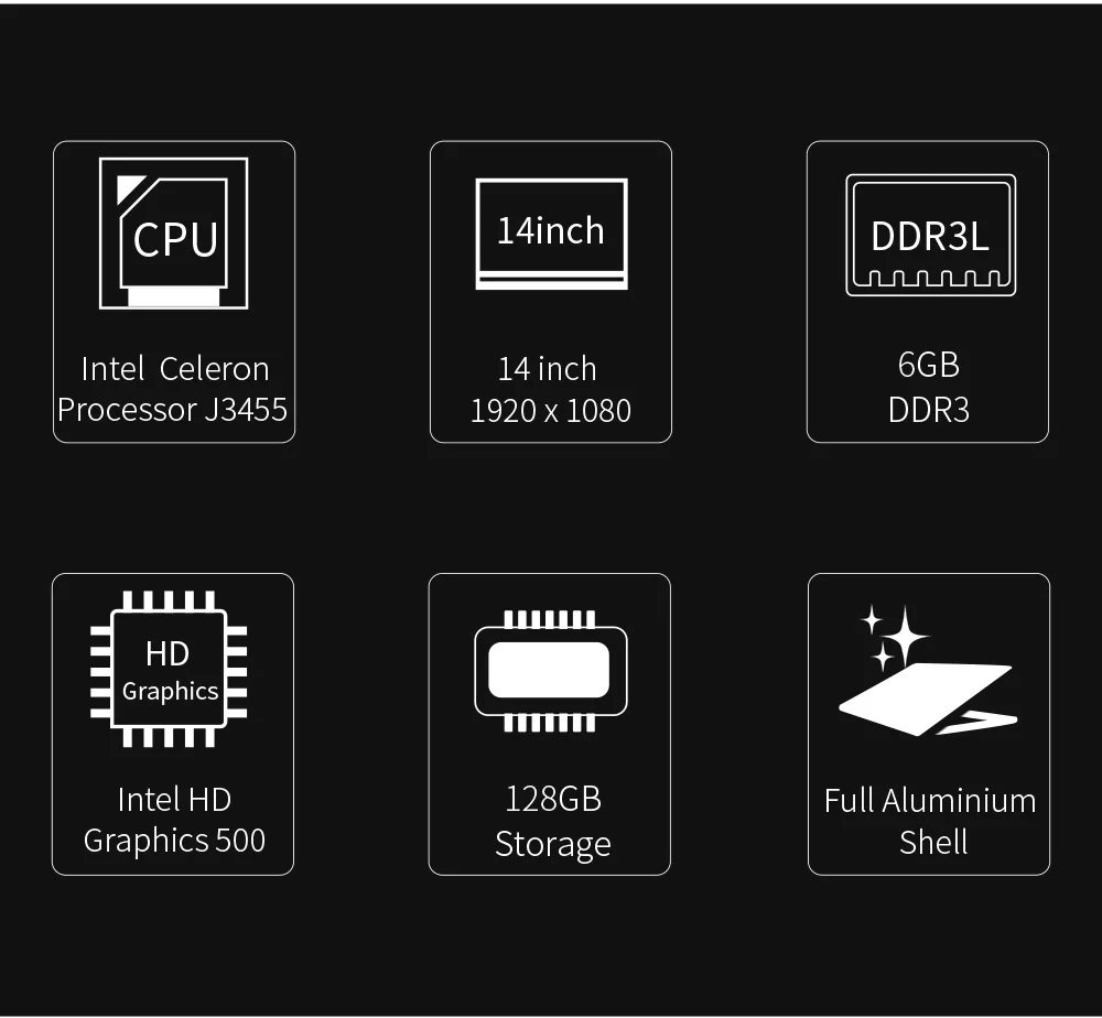 Jumper EZbook X4 ноутбук 14,0 ''Windows 10 Intel Apollo Lake J3455 ПК четырехъядерный 1,5 ГГц 6 ГБ + 128 Гб ноутбук 2MP 4600 мАч